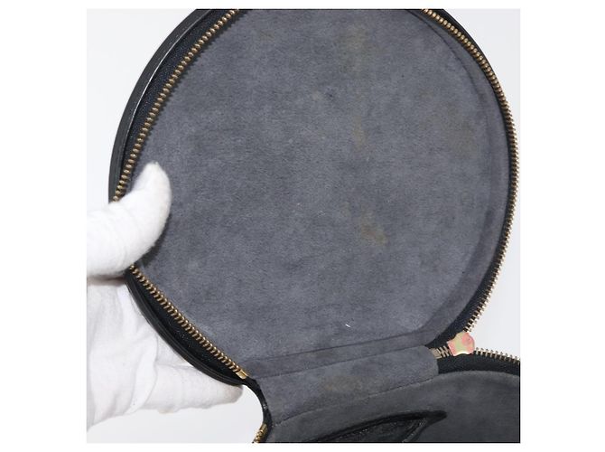 LOUIS VUITTON Borsa a Mano Epi Cannes Nera M48032 LV Auth ka4254 Nero - vista 20
