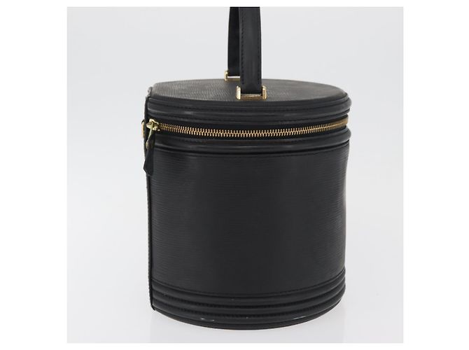 LOUIS VUITTON Borsa a Mano Epi Cannes Nera M48032 LV Auth ka4254 Nero - vista 4