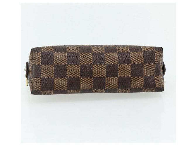 LOUIS VUITTON Pochette Cosmetica PM Damier Ebene N47516 Auth LV 178953 - vista 6