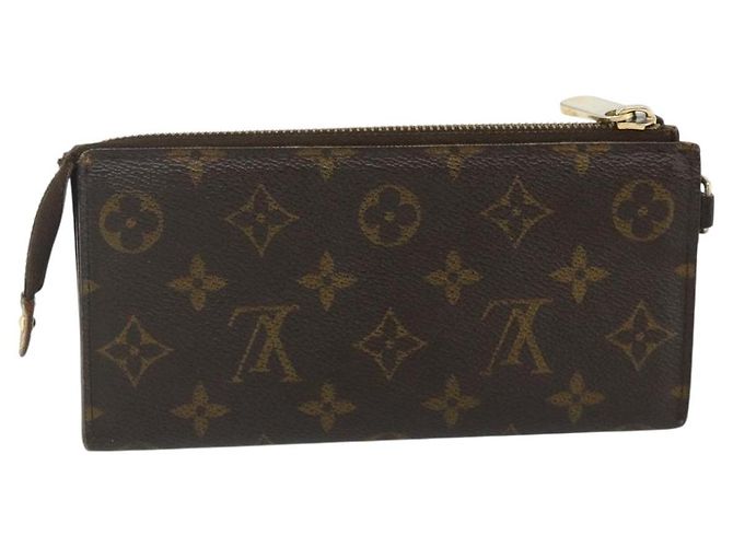 LOUIS VUITTON Monogram Portafoglio Astrid Long Wallet M61781 LV Auth bs35084 Monogramma - vista 2