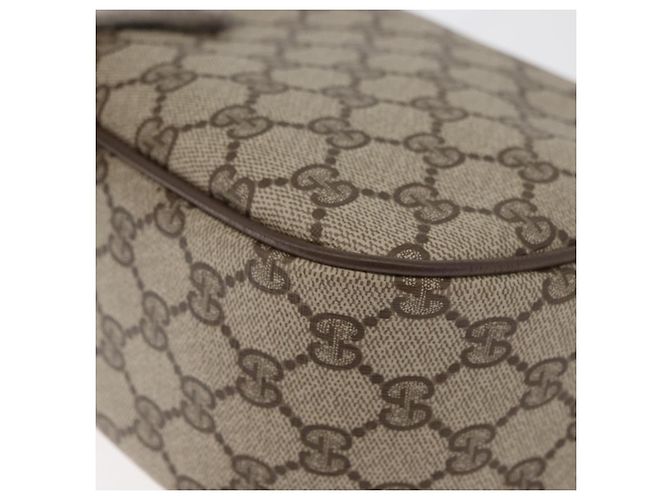 Borsa Sherry Line GG Supreme Web di GUCCI in PVC beige e oro 89 02 077 Auth 178937 D'oro - vista 13