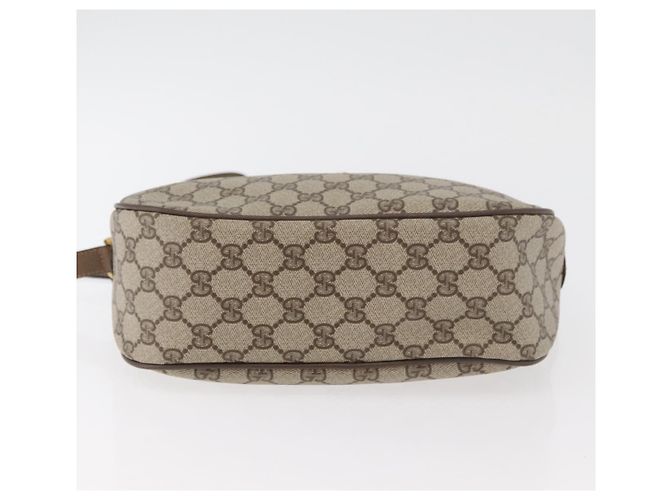 Borsa Sherry Line GG Supreme Web di GUCCI in PVC beige e oro 89 02 077 Auth 178937 D'oro - vista 9