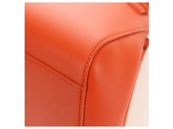Hammock LOEWE - Bolsa Hamaca Calcifer Nugget de Cuero Naranja Auth am11499SM de Studio Ghibli Dorado - vista 21