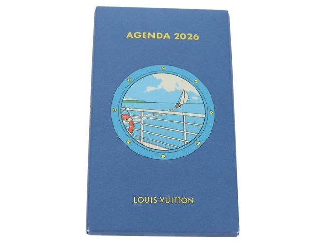 LOUIS VUITTON Recarga 2026 Agenda MM Azul RA4106 Auth 177112M - vista 16