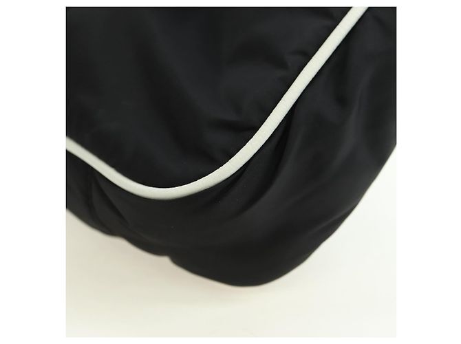 Borsa a Spalla in Nylon Nera Auth 178069SAM di SAINT LAURENT Nero - vista 11