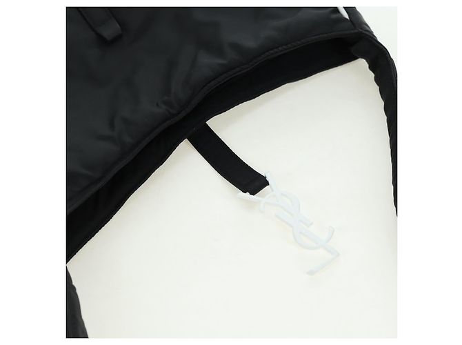 Borsa a Spalla in Nylon Nera Auth 178069SAM di SAINT LAURENT Nero - vista 15