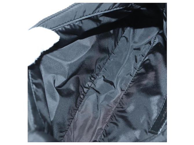 Borsa a Spalla in Nylon Nera Auth 178069SAM di SAINT LAURENT Nero - vista 17
