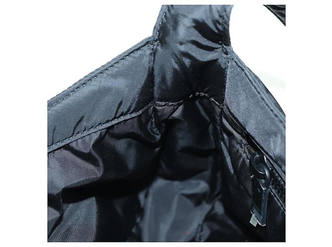 Borsa a Spalla in Nylon Nera Auth 178069SAM di SAINT LAURENT Nero - vista 18