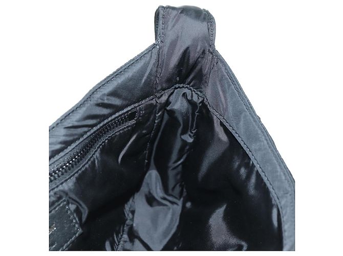 Borsa a Spalla in Nylon Nera Auth 178069SAM di SAINT LAURENT Nero - vista 19