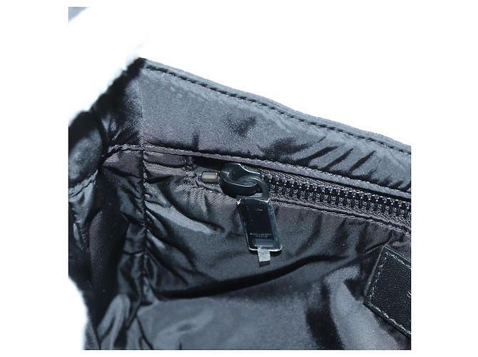 Borsa a Spalla in Nylon Nera Auth 178069SAM di SAINT LAURENT Nero - vista 20