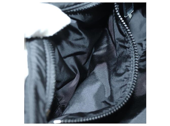 Borsa a Spalla in Nylon Nera Auth 178069SAM di SAINT LAURENT Nero - vista 21