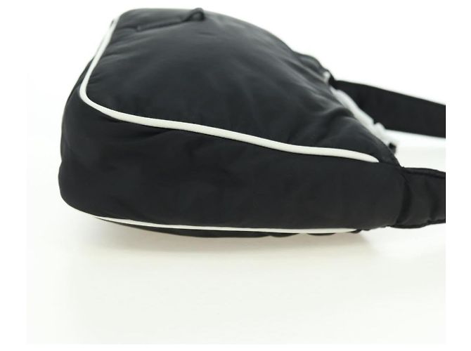 Borsa a Spalla in Nylon Nera Auth 178069SAM di SAINT LAURENT Nero - vista 5