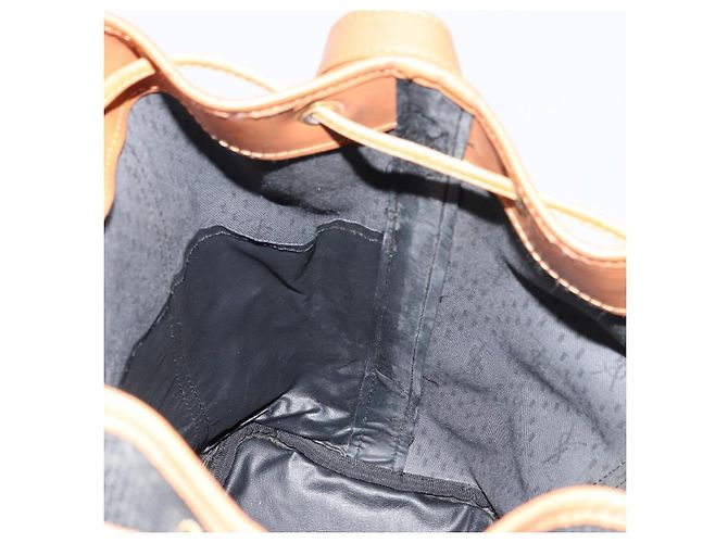 Saint Laurent Borsa a Spalla PVC Nera Oro Auth 178070 Nero D'oro - vista 18