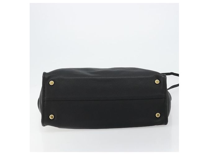 Borsa Tote in pelle GUCCI 2 in 1 Nera Oro 674837 Auth mr2372V Nero D'oro - vista 11