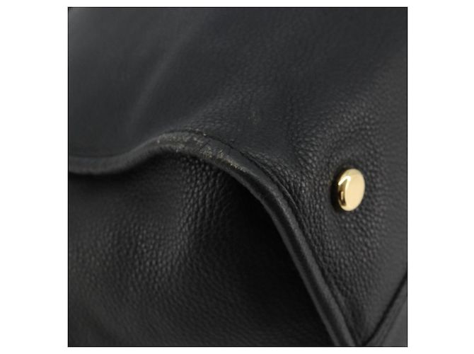 Borsa Tote in pelle GUCCI 2 in 1 Nera Oro 674837 Auth mr2372V Nero D'oro - vista 15