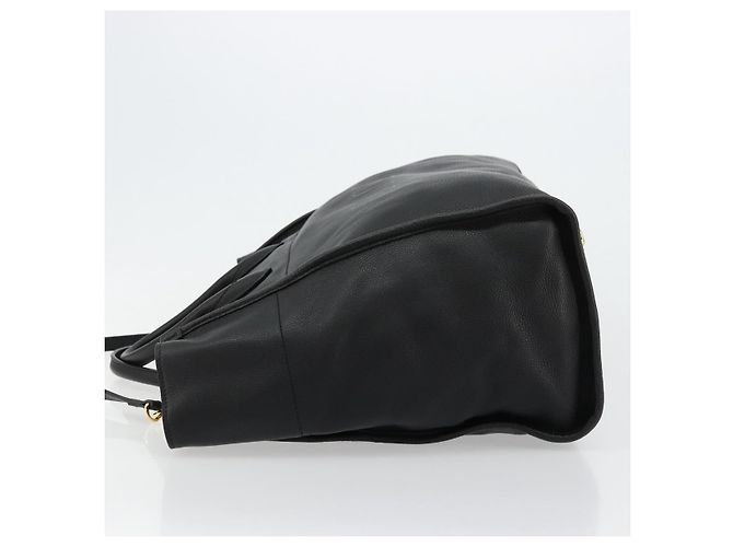 Borsa Tote in pelle GUCCI 2 in 1 Nera Oro 674837 Auth mr2372V Nero D'oro - vista 5