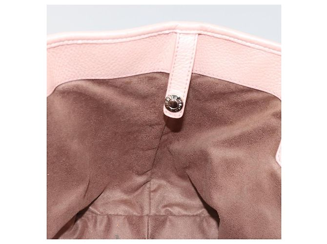 Jimmy Choo Borsa Tote in Pelle Rosa Argento Auth BA12429A - vista 19