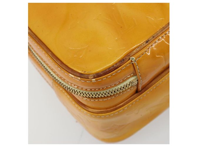 LOUIS VUITTON Zaino Marley Monogram Vernis Giallo M91040 LV Auth bs34725 - vista 14