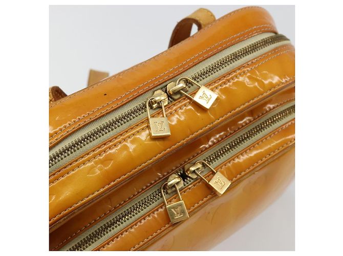 LOUIS VUITTON Zaino Marley Monogram Vernis Giallo M91040 LV Auth bs34725 - vista 17