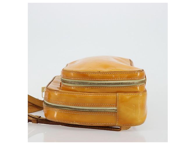 LOUIS VUITTON Zaino Marley Monogram Vernis Giallo M91040 LV Auth bs34725 - vista 4