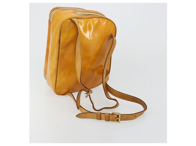 LOUIS VUITTON Zaino Marley Monogram Vernis Giallo M91040 LV Auth bs34725 - vista 7