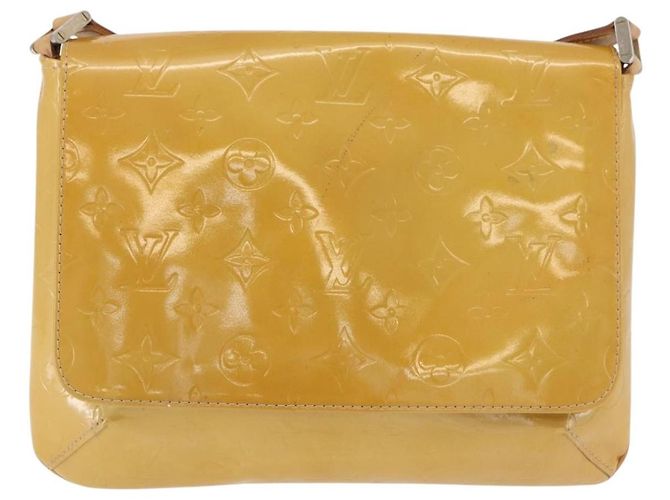 LOUIS VUITTON Borsa Thompson Street Monogram Vernis Beige M91301 LV Auth bs34831 - vista 13