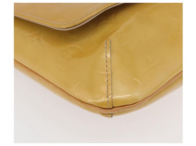 LOUIS VUITTON Borsa Thompson Street Monogram Vernis Beige M91301 LV Auth bs34831 - vista 14