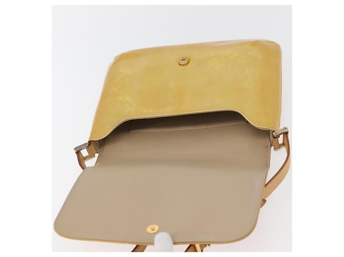 LOUIS VUITTON Borsa Thompson Street Monogram Vernis Beige M91301 LV Auth bs34831 - vista 17