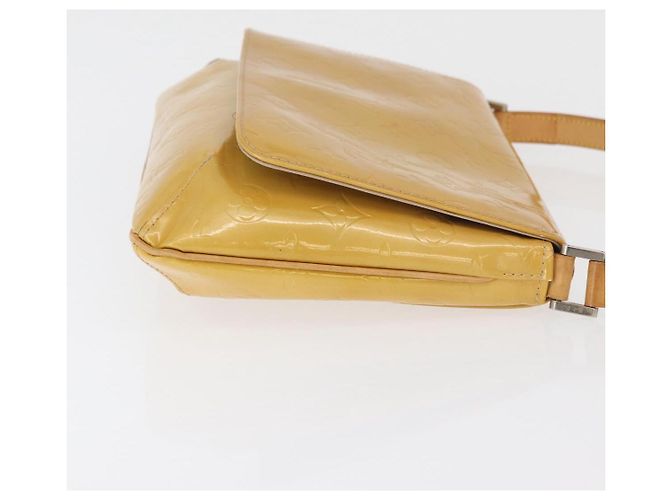LOUIS VUITTON Borsa Thompson Street Monogram Vernis Beige M91301 LV Auth bs34831 - vista 4