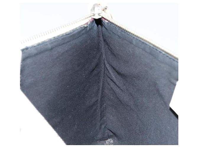 Clutch BAG BALENCIAGA in pelle bianca e argento 485110 Auth BA12446 Bianco - vista 18
