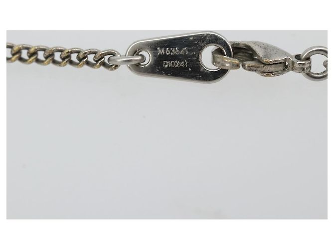 COLLANA CHARMS ECLIPSE LOUIS VUITTON Tonalità Argento M63641 LV Auth 177357A - vista 12