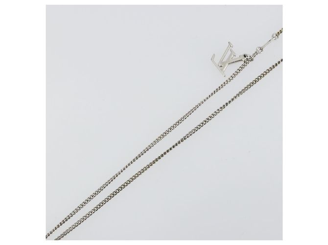 COLLANA CHARMS ECLIPSE LOUIS VUITTON Tonalità Argento M63641 LV Auth 177357A - vista 14