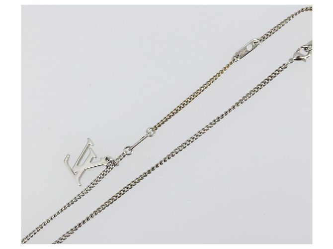COLLANA CHARMS ECLIPSE LOUIS VUITTON Tonalità Argento M63641 LV Auth 177357A - vista 15