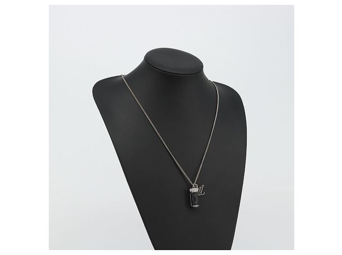 COLLANA CHARMS ECLIPSE LOUIS VUITTON Tonalità Argento M63641 LV Auth 177357A - vista 16