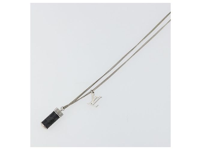 COLLANA CHARMS ECLIPSE LOUIS VUITTON Tonalità Argento M63641 LV Auth 177357A - vista 5