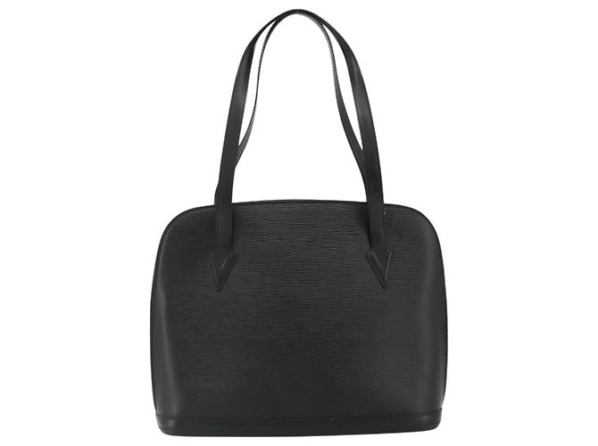 LOUIS VUITTON Borsa a Spalla Epi Lussac Nera M52282 LV Auth 178226A Nero - vista 13