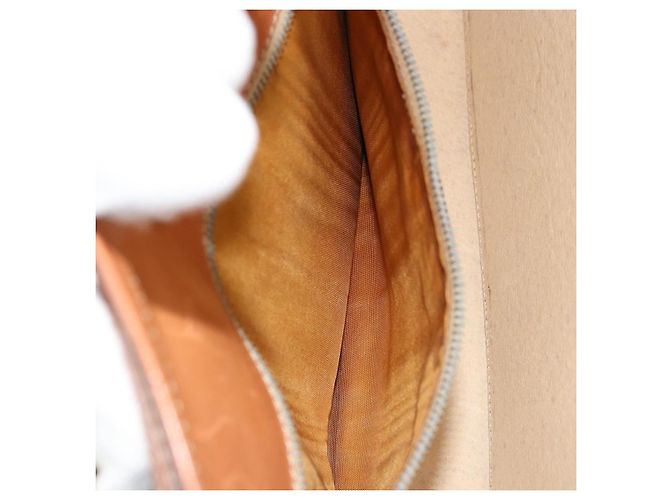 Céline Borsa a mano in tela Macadam CELINE in pelle PVC marrone oro Auth 178576A D'oro - vista 11