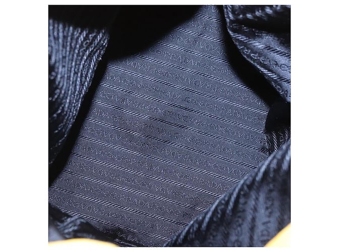 Borsa a Spalla PRADA in Nylon Giallo Argento Autentica bs34799A - vista 10