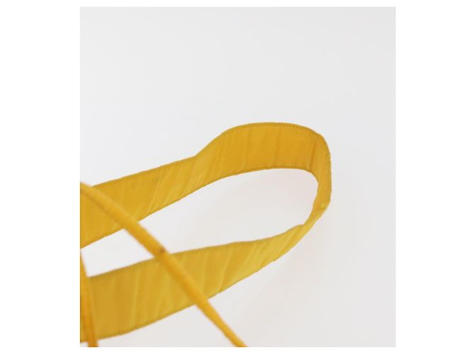 Borsa a Spalla PRADA in Nylon Giallo Argento Autentica bs34799A - vista 14