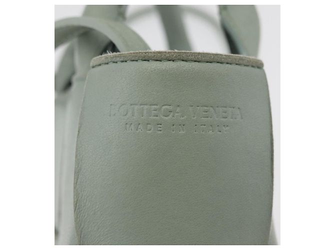 BAG ARCOMINI MAXI INTRECCIATO 2 IN 1 BOTTEGA VENETA VERDE PASTEL Auth ka4195A - vista 10