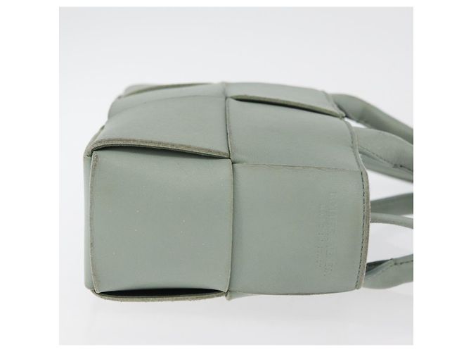 BAG ARCOMINI MAXI INTRECCIATO 2 IN 1 BOTTEGA VENETA VERDE PASTEL Auth ka4195A - vista 3