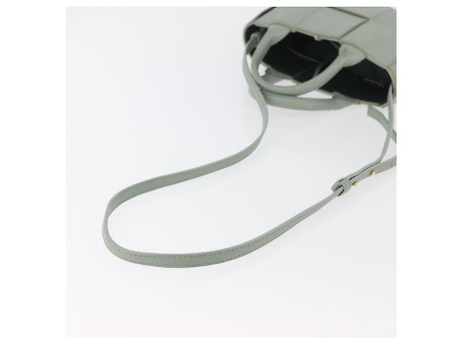 BAG ARCOMINI MAXI INTRECCIATO 2 IN 1 BOTTEGA VENETA VERDE PASTEL Auth ka4195A - vista 9