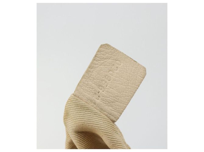 Chloé Borsa a mano Chloe Paraty in pelle bianca e oro Auth 177544 Bianco D'oro - vista 24