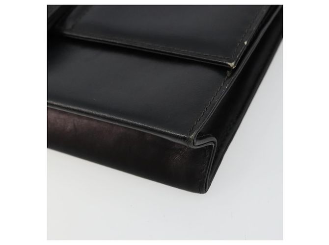 Gucci Borsa a Spalla in Pelle Nera e Oro Auth 177874 Nero D'oro - vista 10