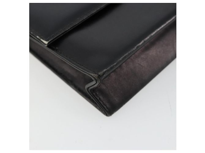 Gucci Borsa a Spalla in Pelle Nera e Oro Auth 177874 Nero D'oro - vista 11