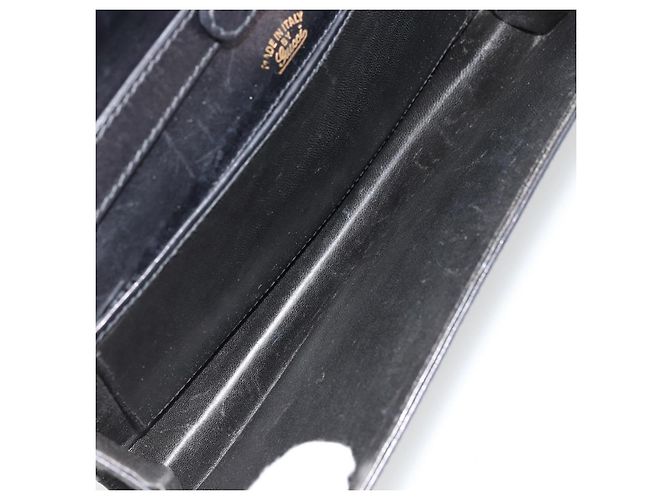 Gucci Borsa a Spalla in Pelle Nera e Oro Auth 177874 Nero D'oro - vista 17