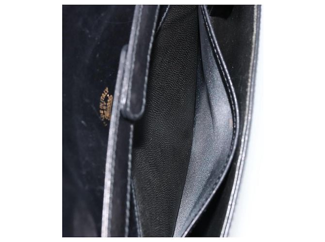 Gucci Borsa a Spalla in Pelle Nera e Oro Auth 177874 Nero D'oro - vista 20
