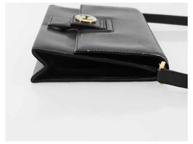 Gucci Borsa a Spalla in Pelle Nera e Oro Auth 177874 Nero D'oro - vista 4