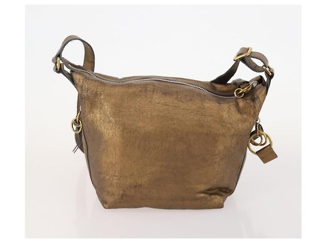 Chloé Borsa a spalla Chloe Fendi Etro in PVC nylon 3 pezzi Nero Marrone Auth 175940 - vista 10