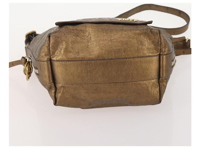 Chloé Borsa a spalla Chloe Fendi Etro in PVC nylon 3 pezzi Nero Marrone Auth 175940 - vista 14